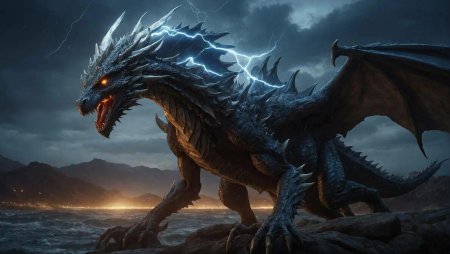 Огромный дракон