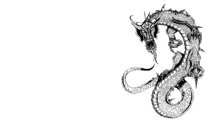 Дракон эскиз