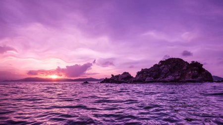 Фиолетовый закат