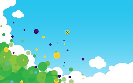 Яркий детский фон