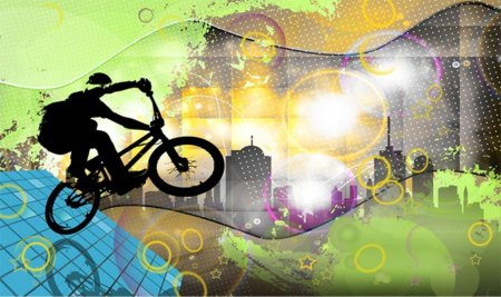 Велосипед фон
