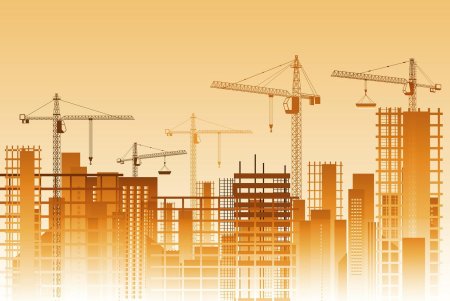 Стройка силуэт