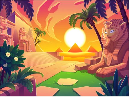 Египет мультяшный