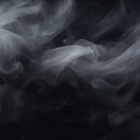 Дым на черном фоне