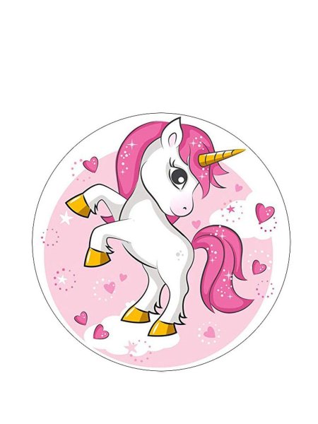 Единорожка с розовой гривой