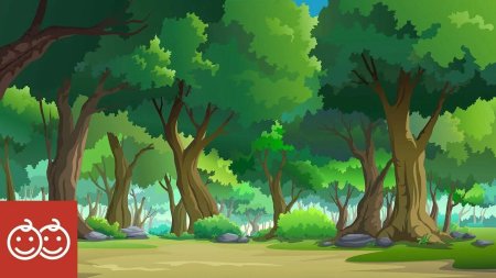 Мультяшный лес