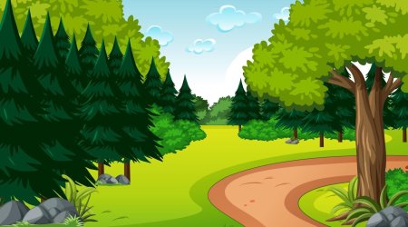 Парк мультяшный