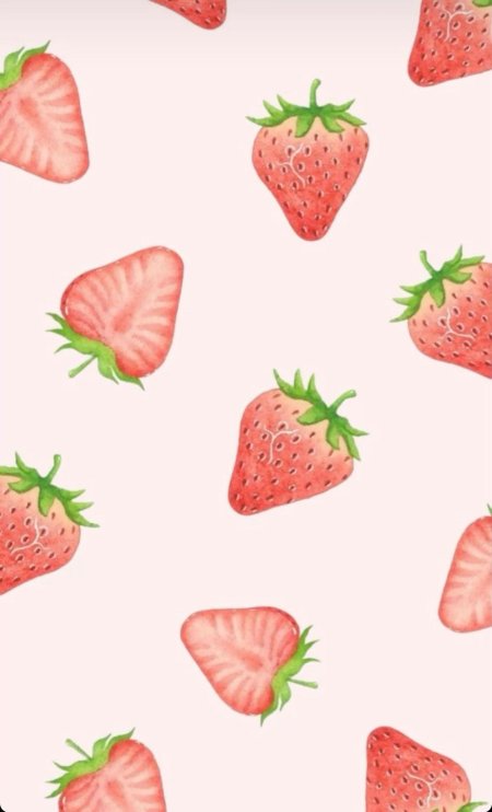 Фон с клубничками