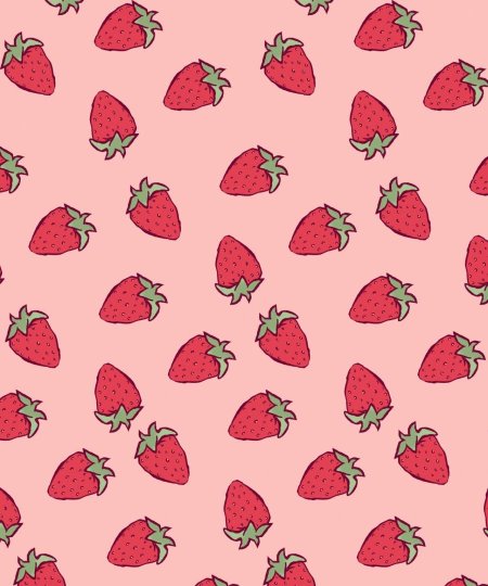 Фон с клубничками