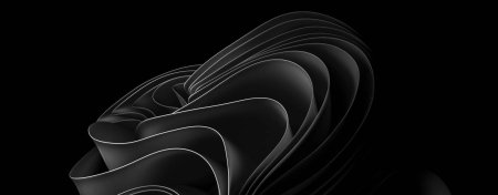 Черный обой