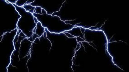 Молнии без фона