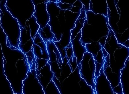 Фиолетовый фон с молниями