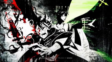 Чёрный Клевер Аста и юно