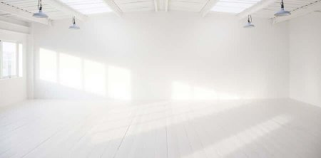 Белое помещение