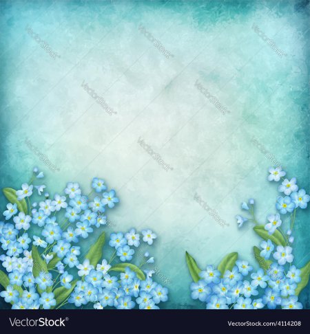 Фоторамка незабудки