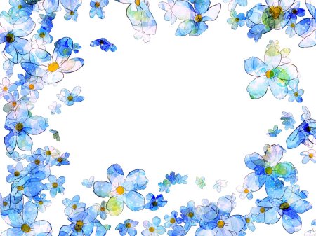 Фон с незабудками