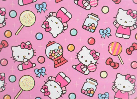 Ткань хелло китти