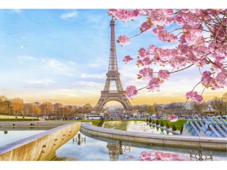 Эйфелева башня париж весна