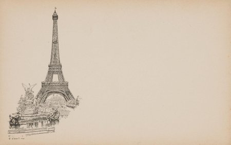 Париж 19 век Эйфелева башня