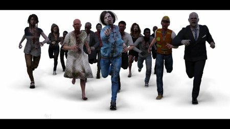 Ходячие мертвецы толпа зомби