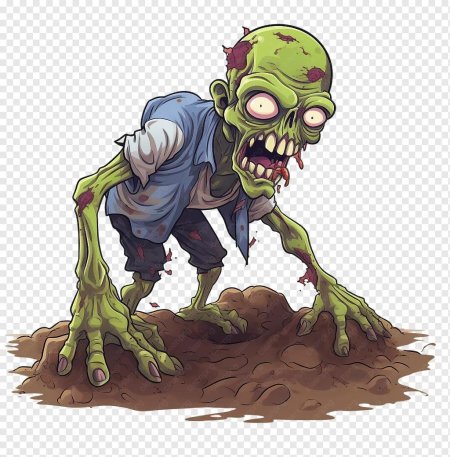 Зомби без фона