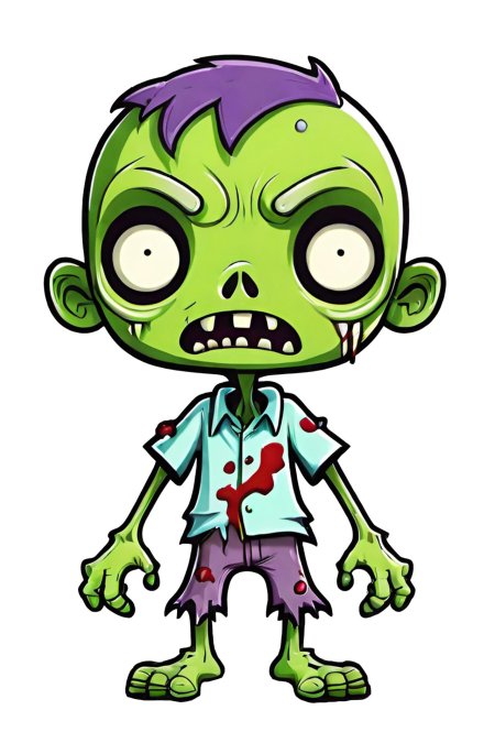 Зомби мультик