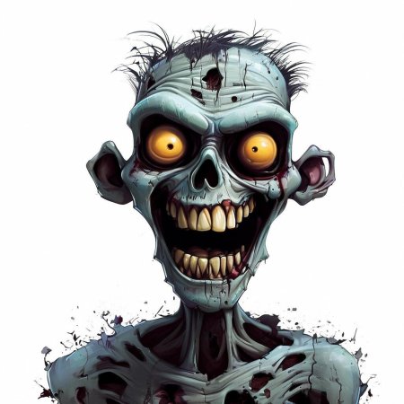 Мультяшный зомби