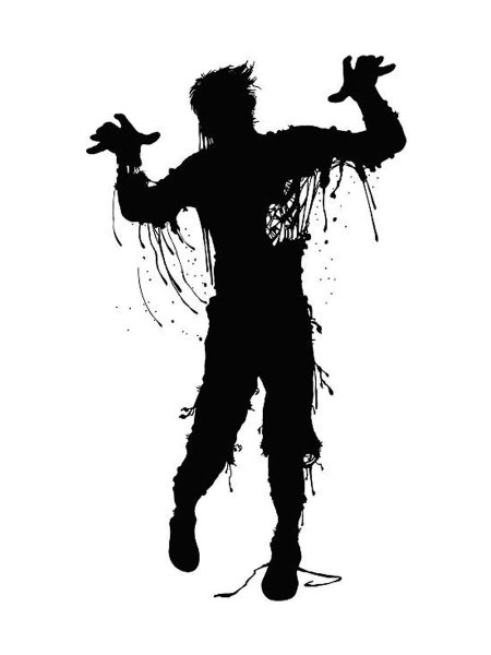 Силуэт зомби