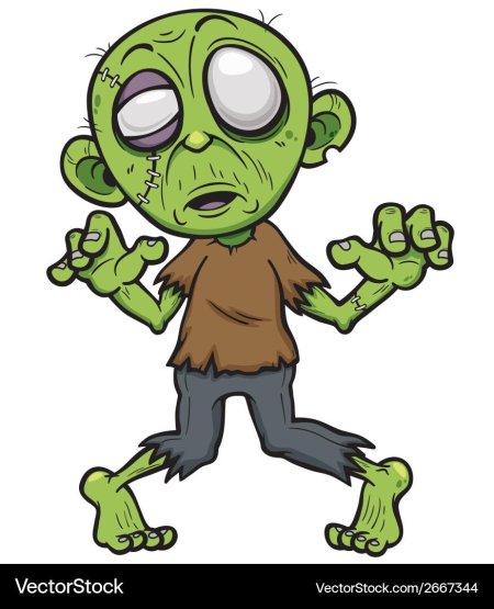 Зомби из мультика