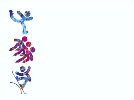 Рамка для презентации Олимпийские игры