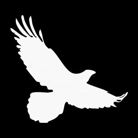 Силуэт голубя