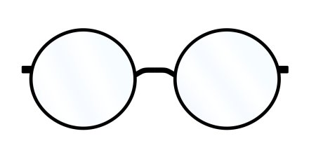 Круглые очки гача лайф