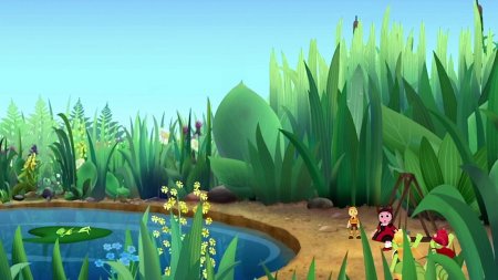 Пруд из мультика Лунтик