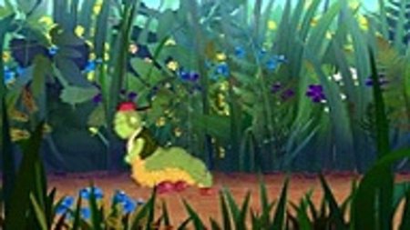 Полянка из мультика Лунтик