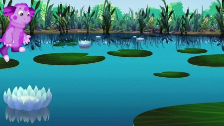 Пруд из мультика Лунтик