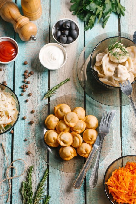 Красивые пельмени