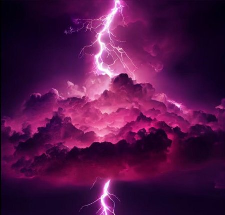 Розовая молния
