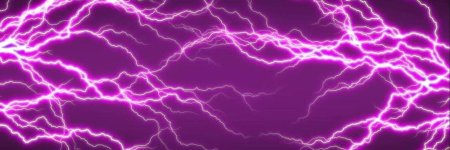 Фиолетовый фон с молниями