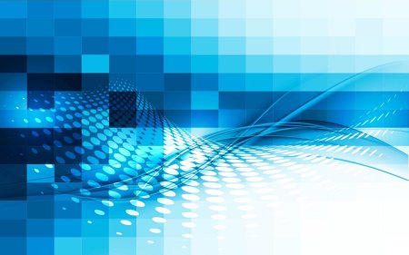 Синяя абстракция