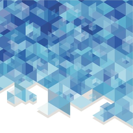 Голубой геометрический фон