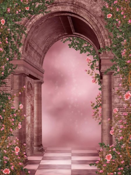 Арка с цветами