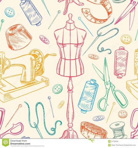 Фон для ателье по пошиву одежды