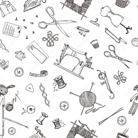 Векторные инструменты для шитья