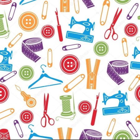 Фон швейные принадлежности