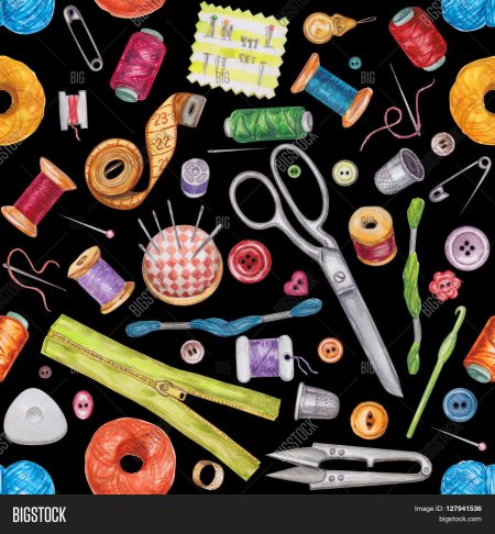 Векторные инструменты для шитья