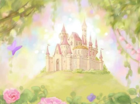 Тридевятое царство дворец акверель