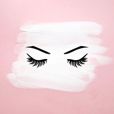 Ресницы нарисованные