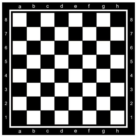 Поле для шашек на 2 листа а4