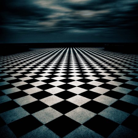 Шахматная доска в перспективе