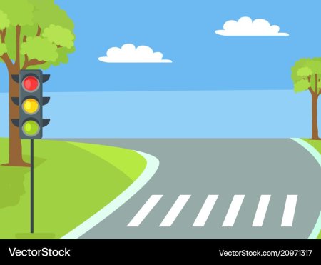 Дорога со светофором для детей